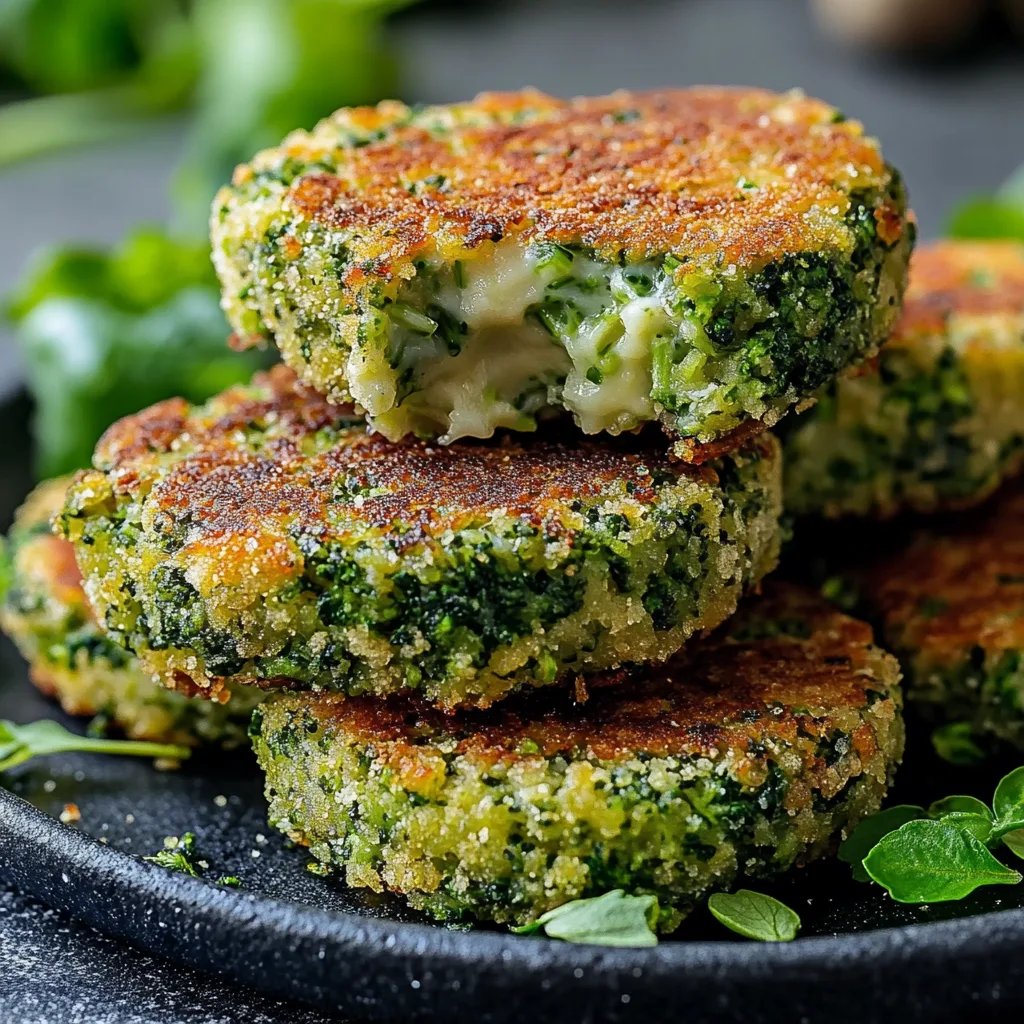 Easy Broccoli Cheese Patties Recipe