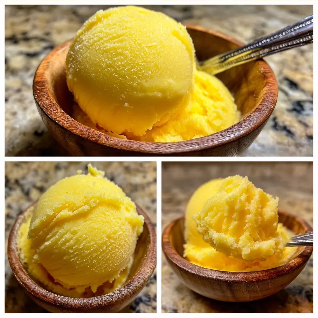 Mango Peach Sorbet