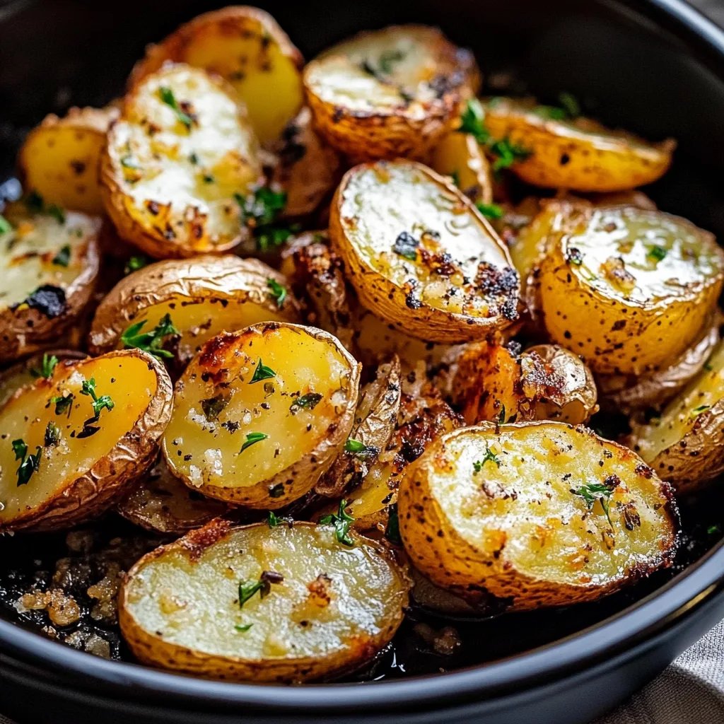 Crockpot Parmesan Roasted Potatoes