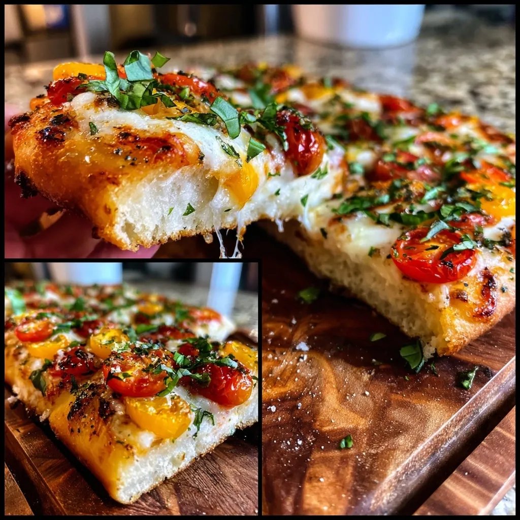 Tomato Mozzarella Flatbread