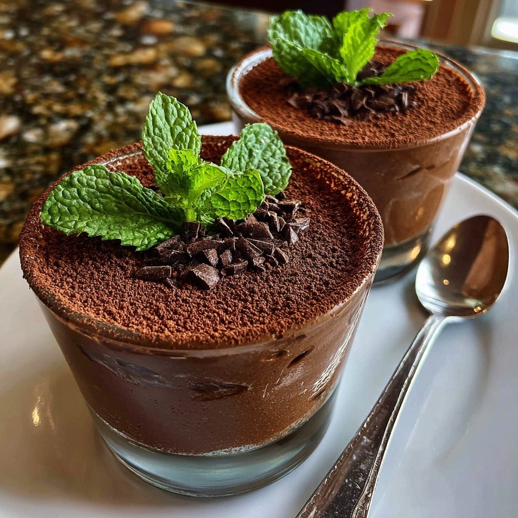 Chocolate Avocado Pudding Cups