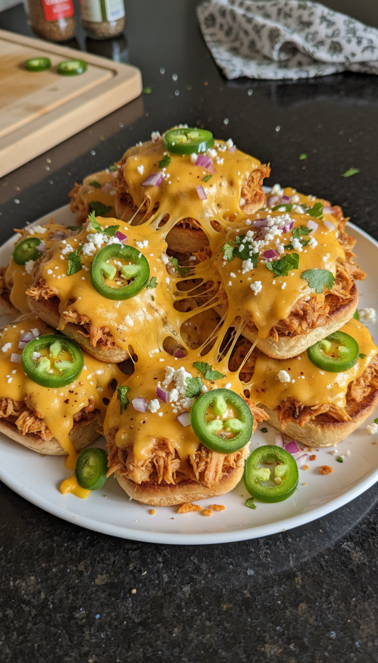 Loaded Nacho Chicken Sliders