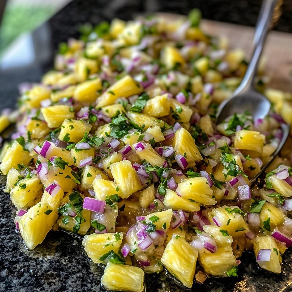 Pineapple Salsa with Lime