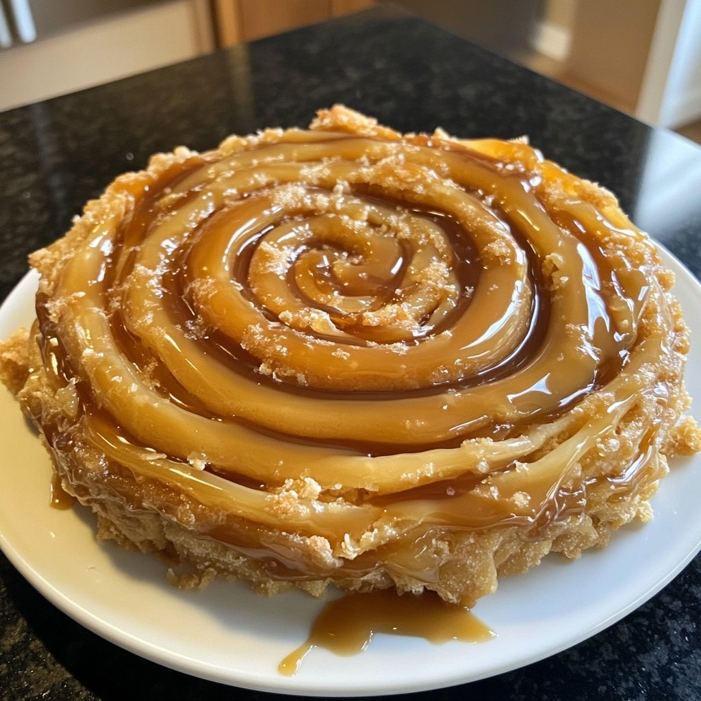 Caramel Nougat Schnecken