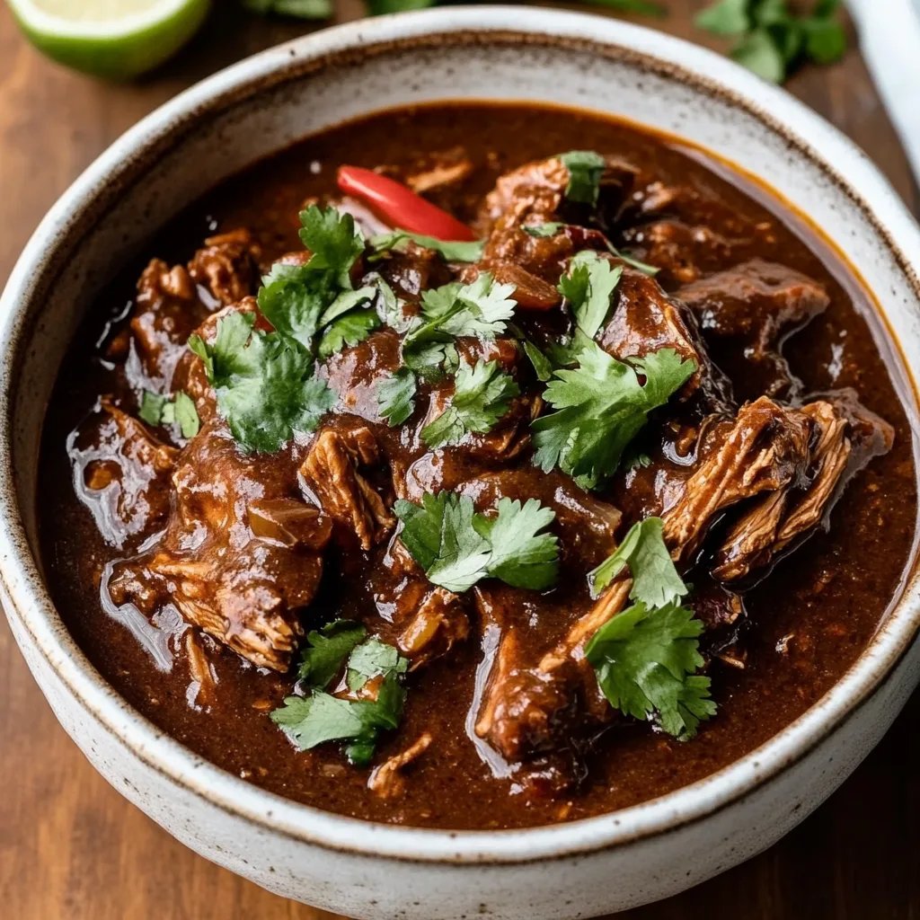 Crockpot Chicken Mole