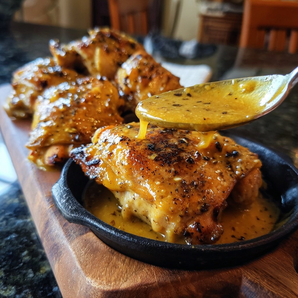 Honey Mustard Glazed Chicken