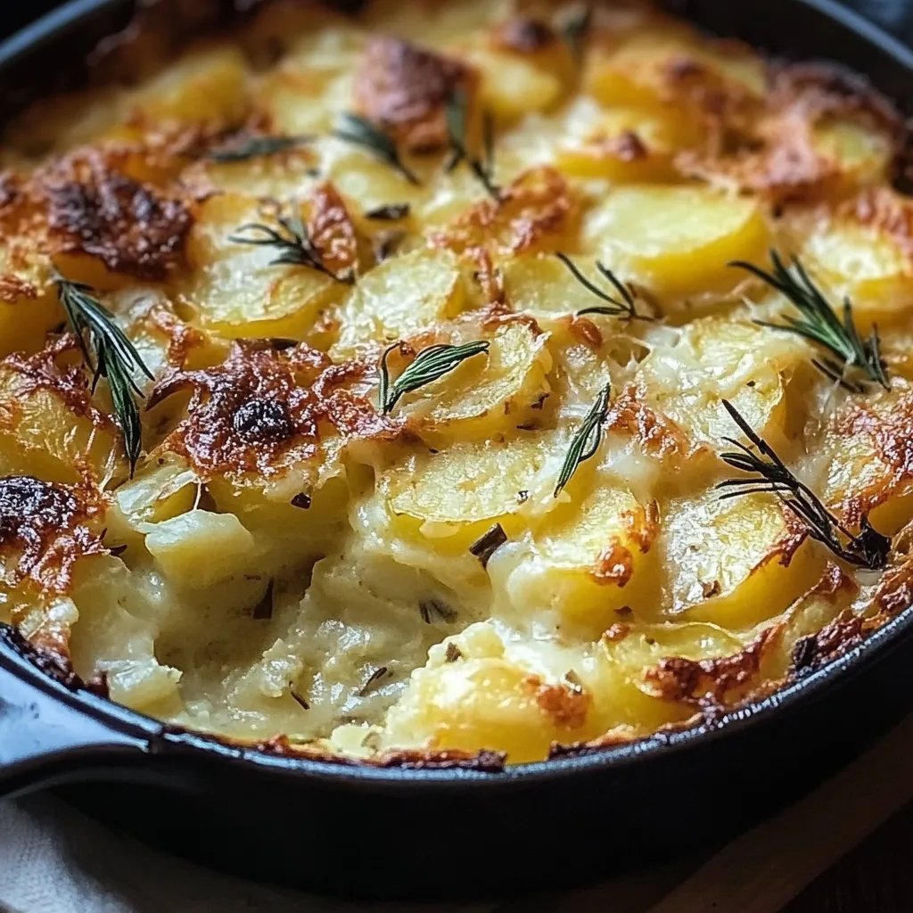 Savory Potato and Leek Gratin