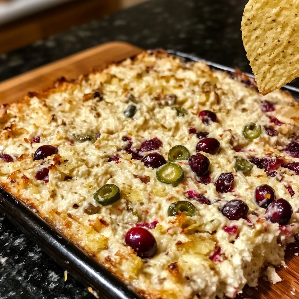 Quick Cranberry Jalapeno Dip