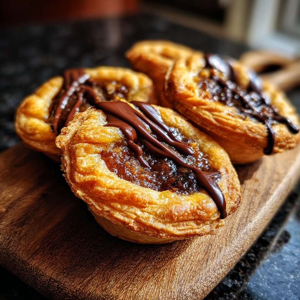 Chocolate Twisted Mince Pies Pastry