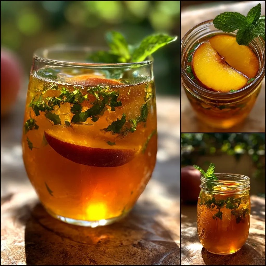 Peach Iced Oolong Tea