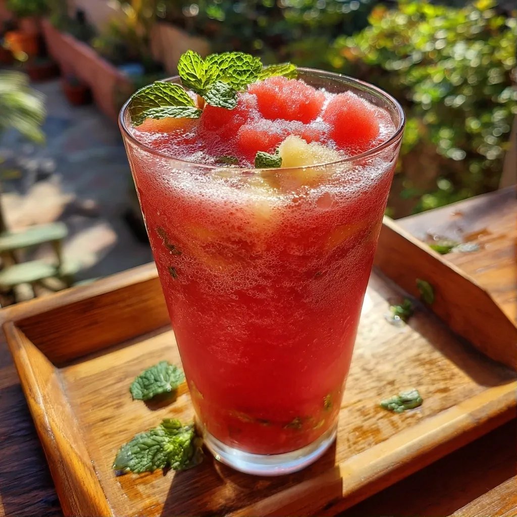 Watermelon Pineapple Juice