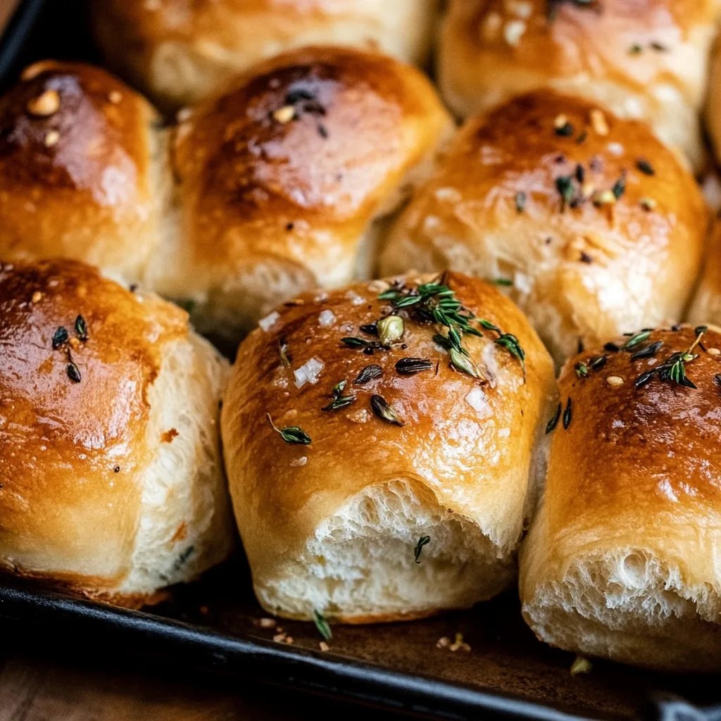 Brown Butter Sage Dinner Rolls