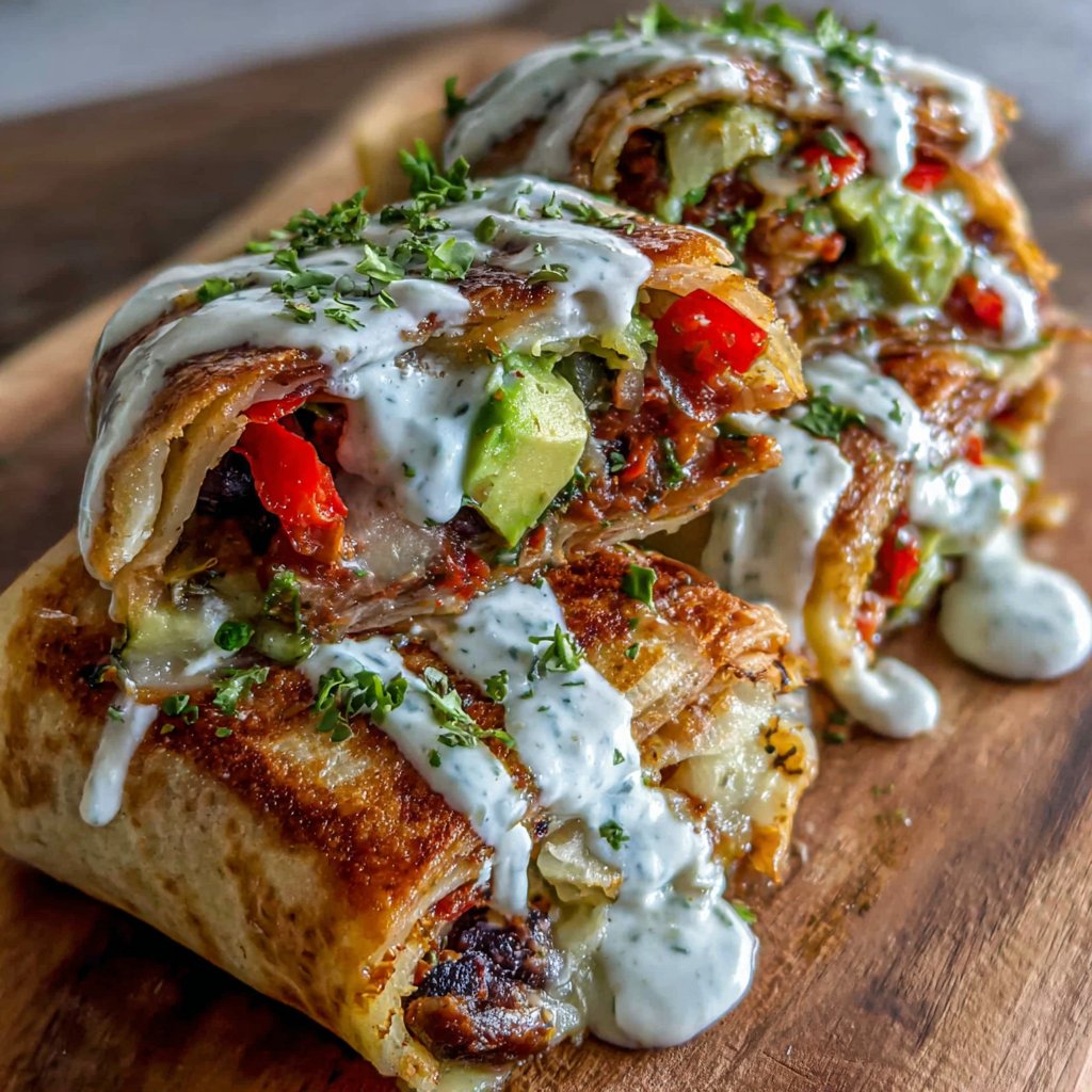 Loaded Veggie Lunch Burritos