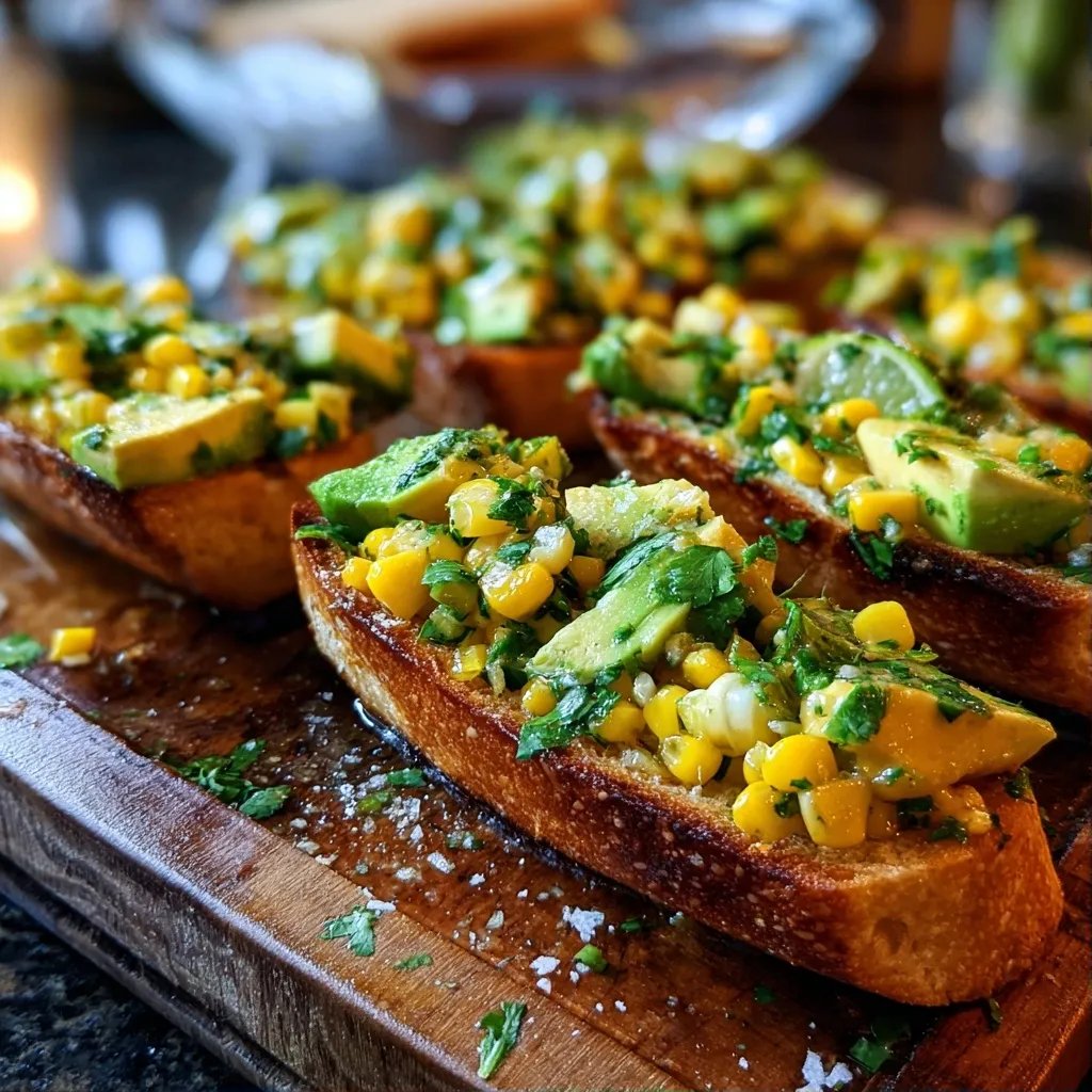 Corn Avocado Salsa Boats
