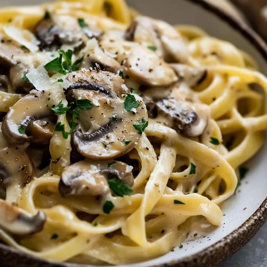 Creamy Mushroom Pasta