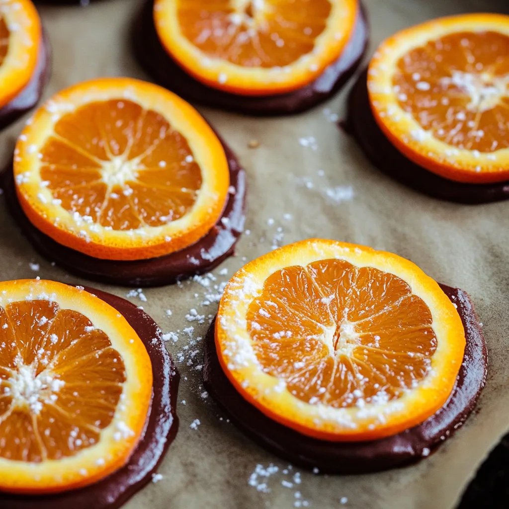 Chocolate Dipped Candied Orange Slices