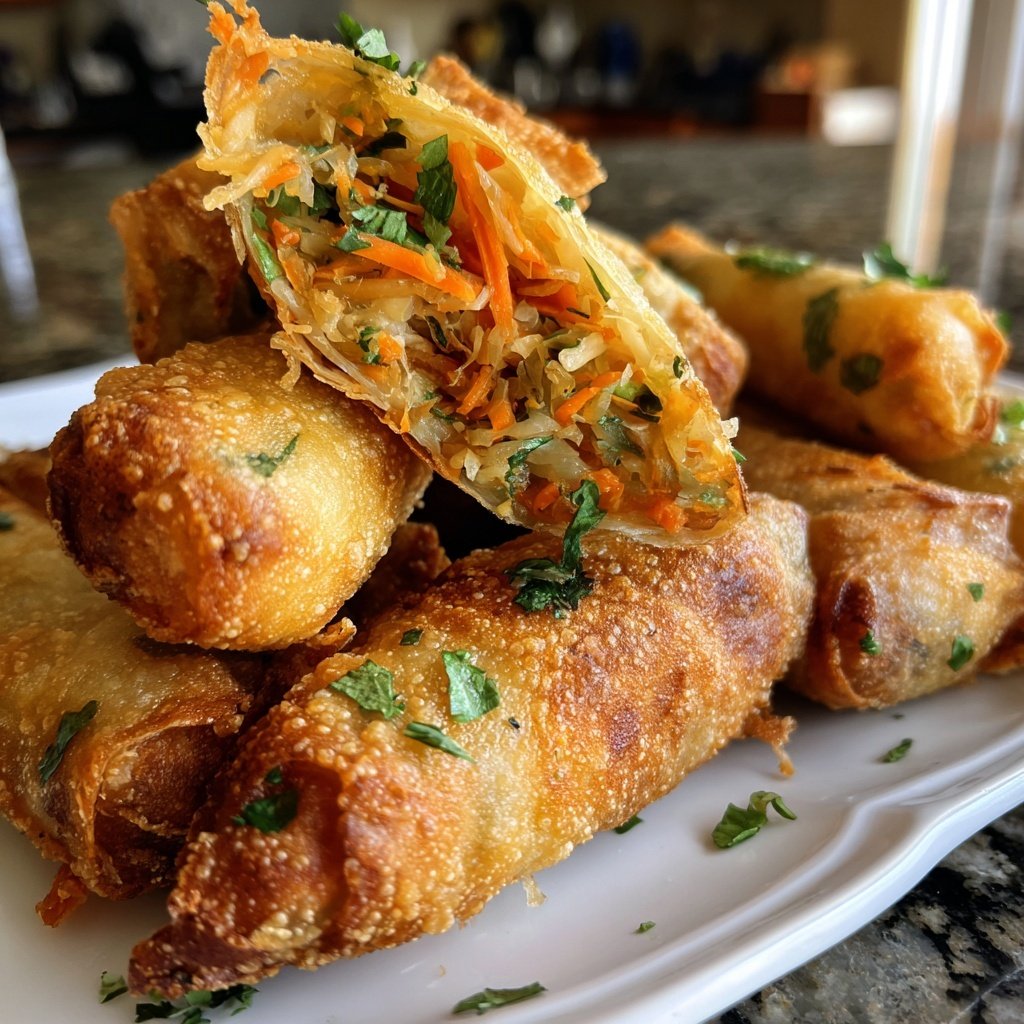 Crunchy Veggie Spring Rolls
