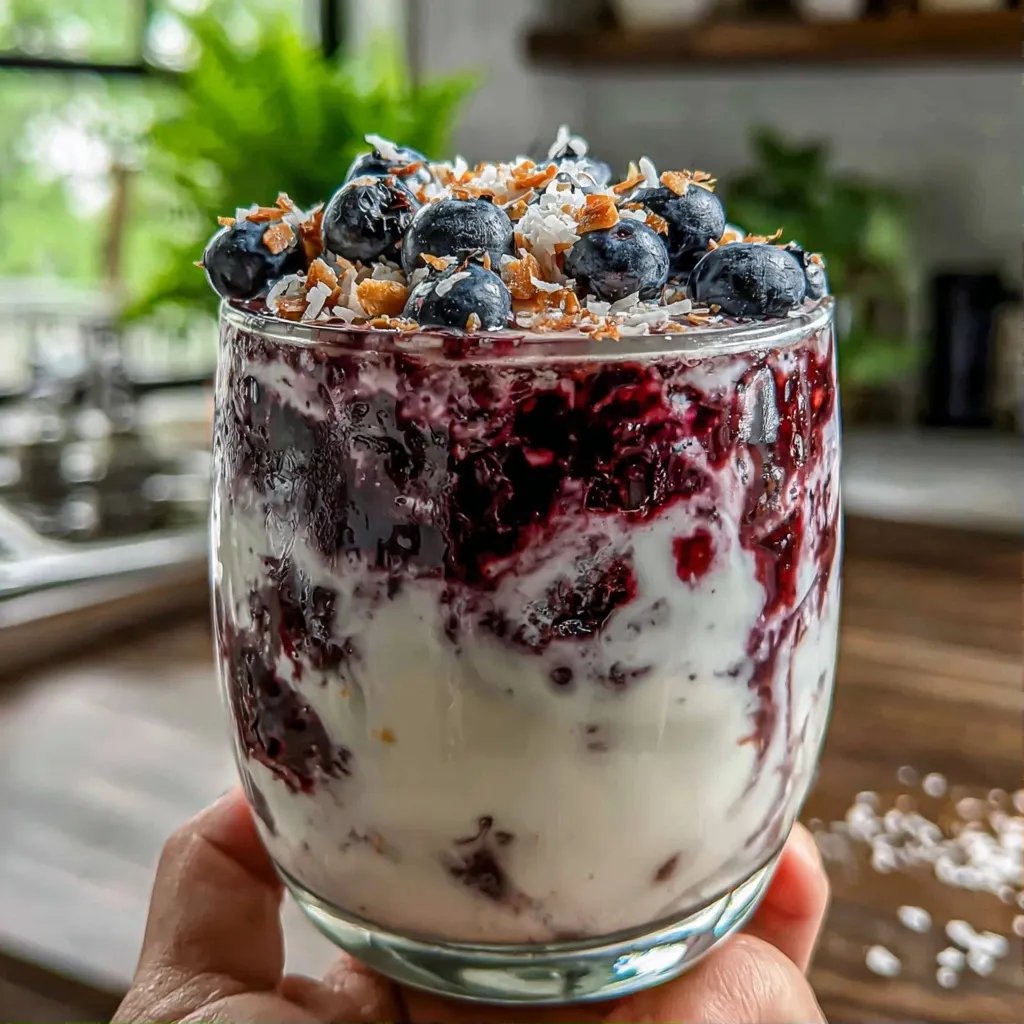 Coconut Blueberry Smoothie