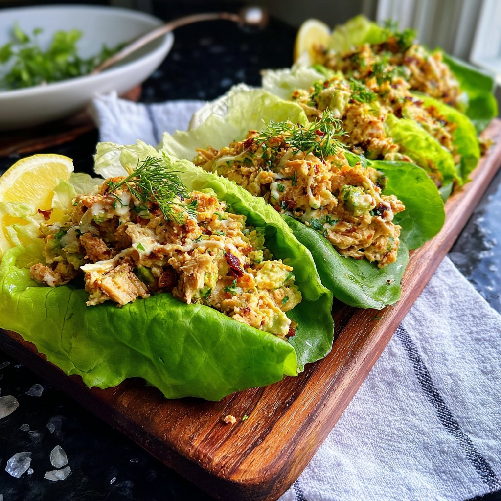 Turkey Avocado Lettuce Wraps