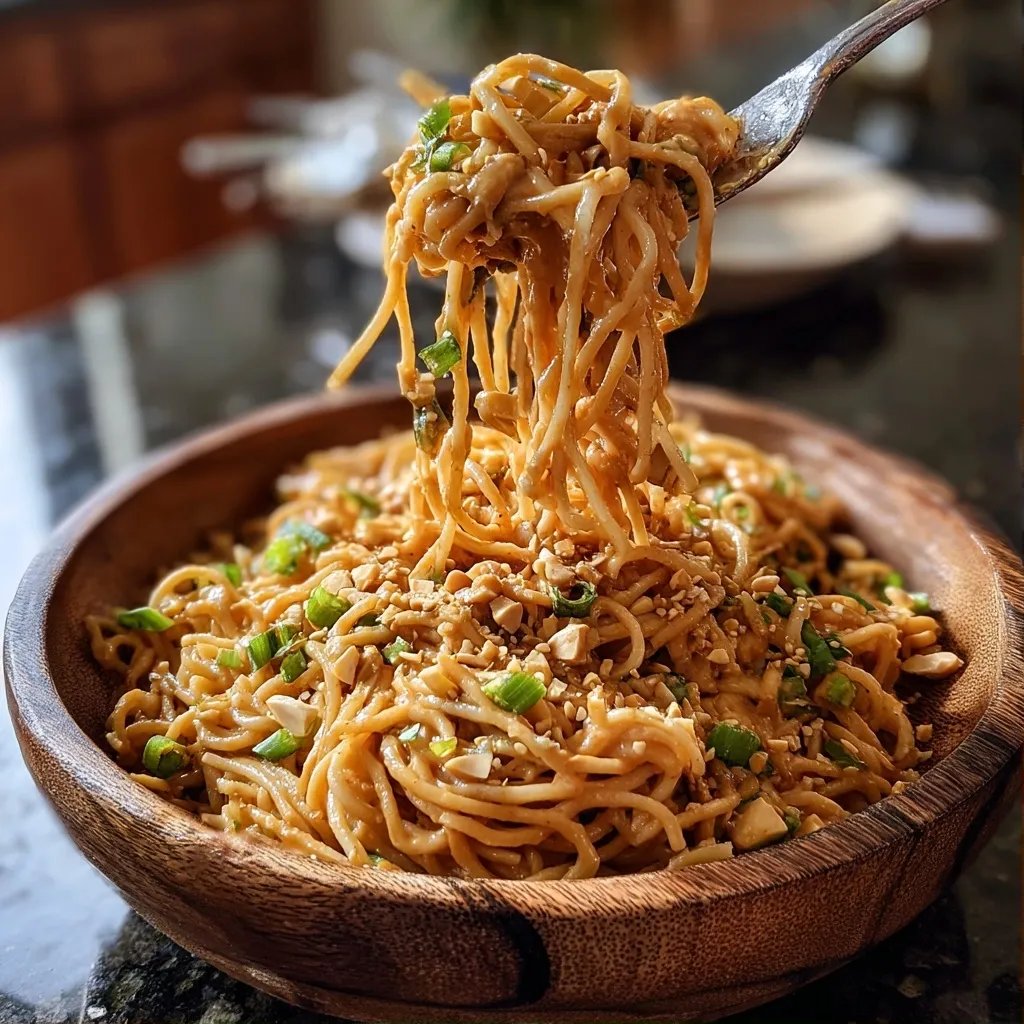 Chilled Sesame Peanut Noodles