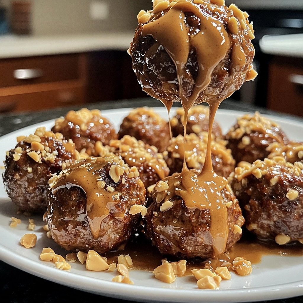 Peanut Butter Meatballs Recipe
