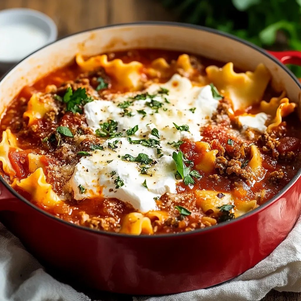 Classic Lasagna Soup