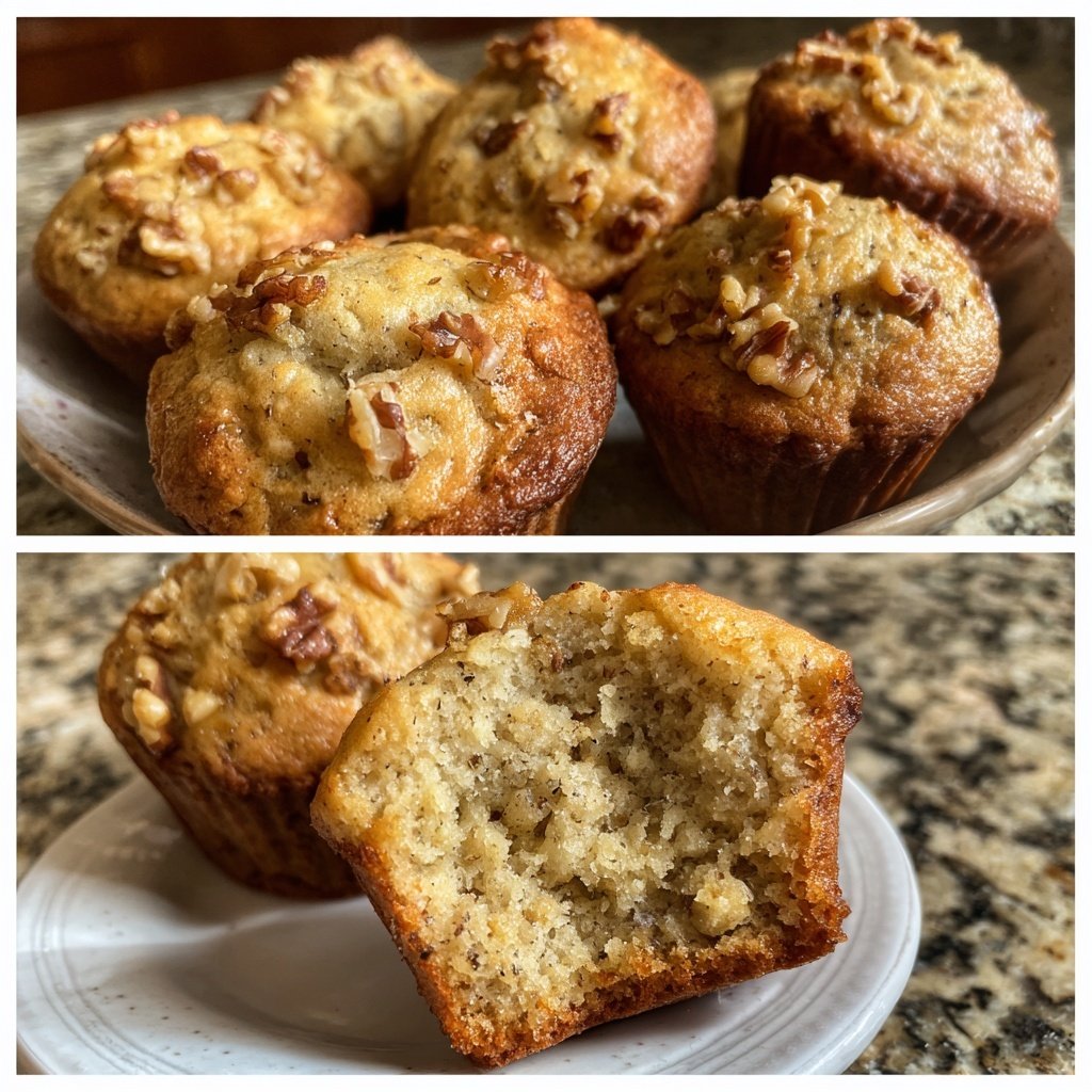 Healthy Banana Bread Muffins