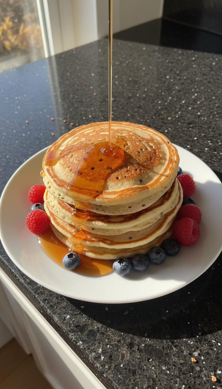 Vanilla Bean Pancake Stack