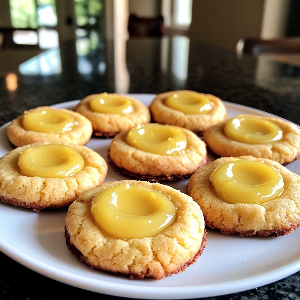 Meyer Lemon Thumbprint Cookies