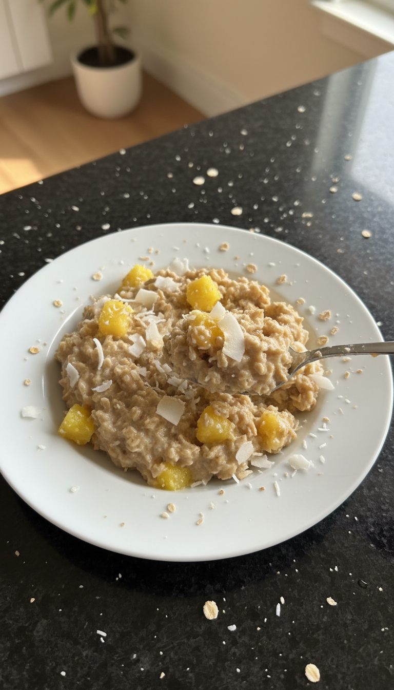 Pineapple Coconut Overnight Oats