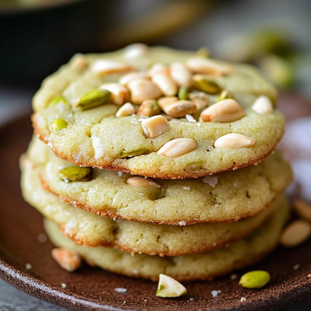 Soft and Chewy Pistachio Pudding Cookies