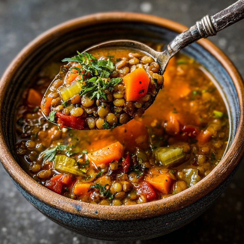 Italian Lentil Soup Hearty Winter