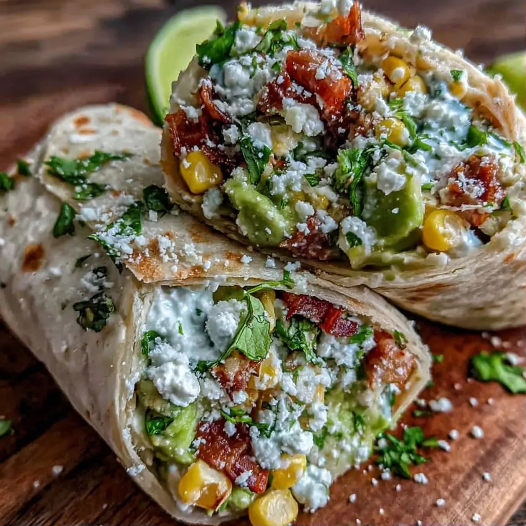 Avocado Corn Salsa Wrap