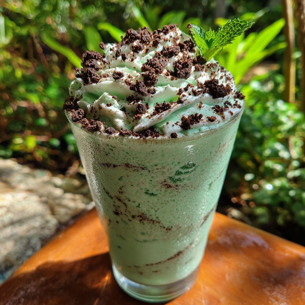 Mint Oreo Protein Shake