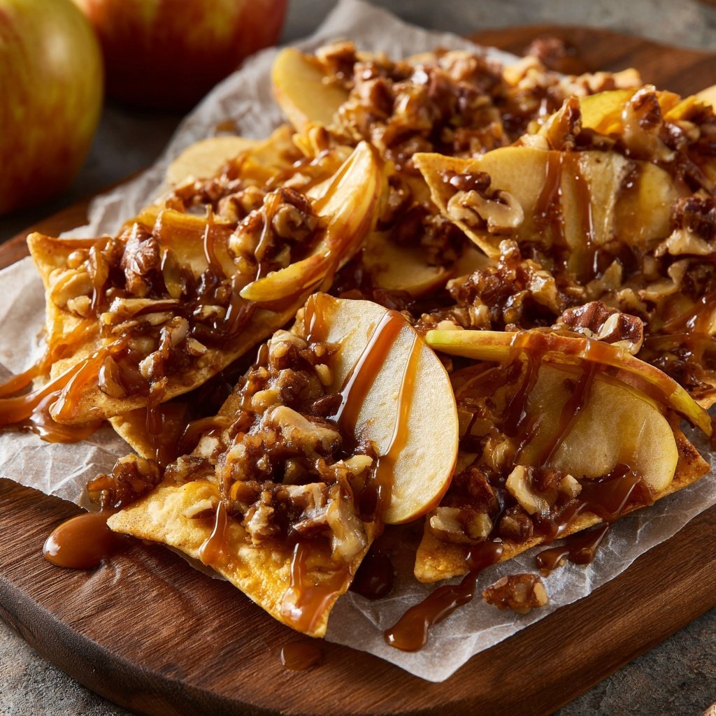Caramel Apple Nachos