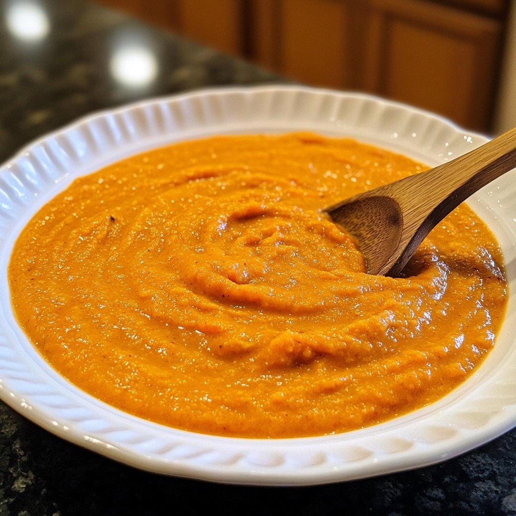 Healthy Vegan Roasted Carrot Soup