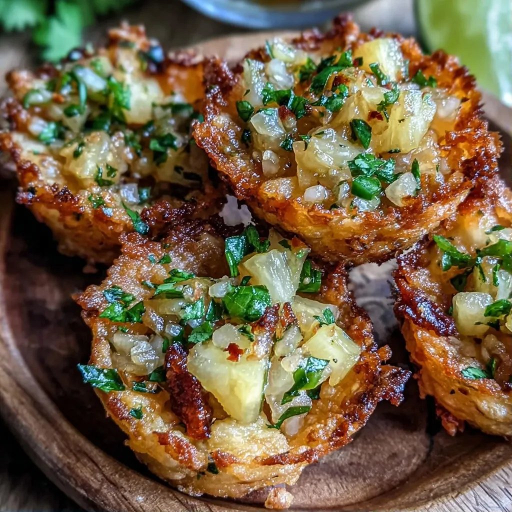 Pineapple Jalapeno Salsa Cups