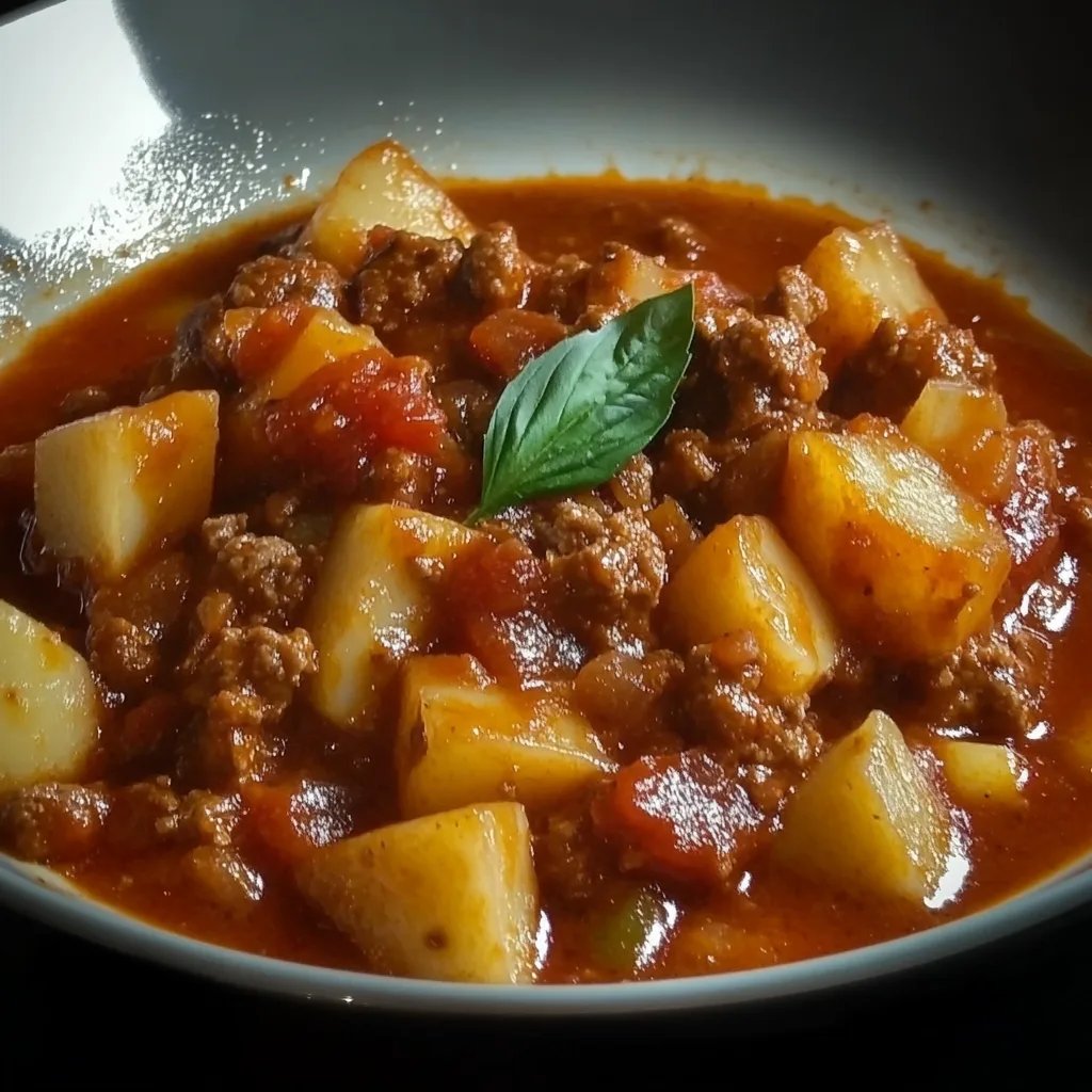 Ground Beef in Fresh Tomato Sauce With Potatoes: An Amazing Ultimate Recipe