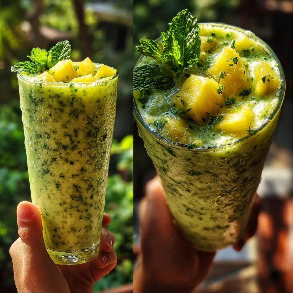 Pineapple Mint Smoothie