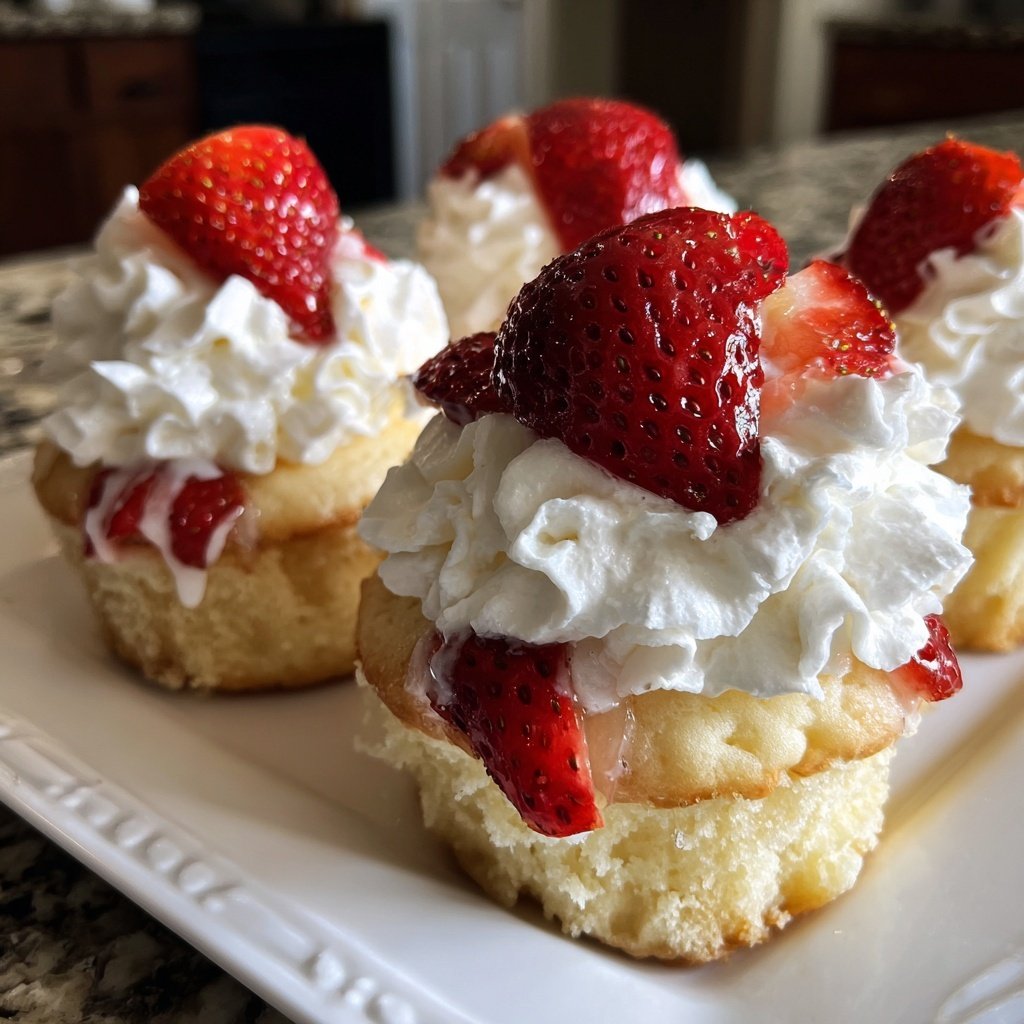Strawberry Shortcake Cupcakes
