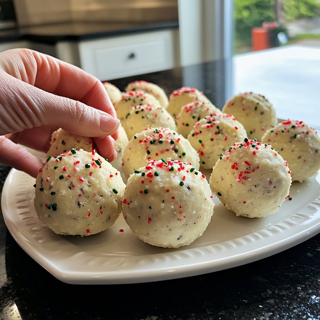 Quick Christmas White Oreo Balls