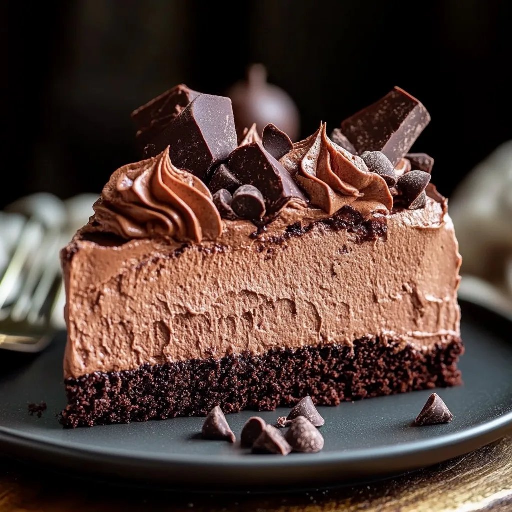 Decadent Chocolate Mousse Cake