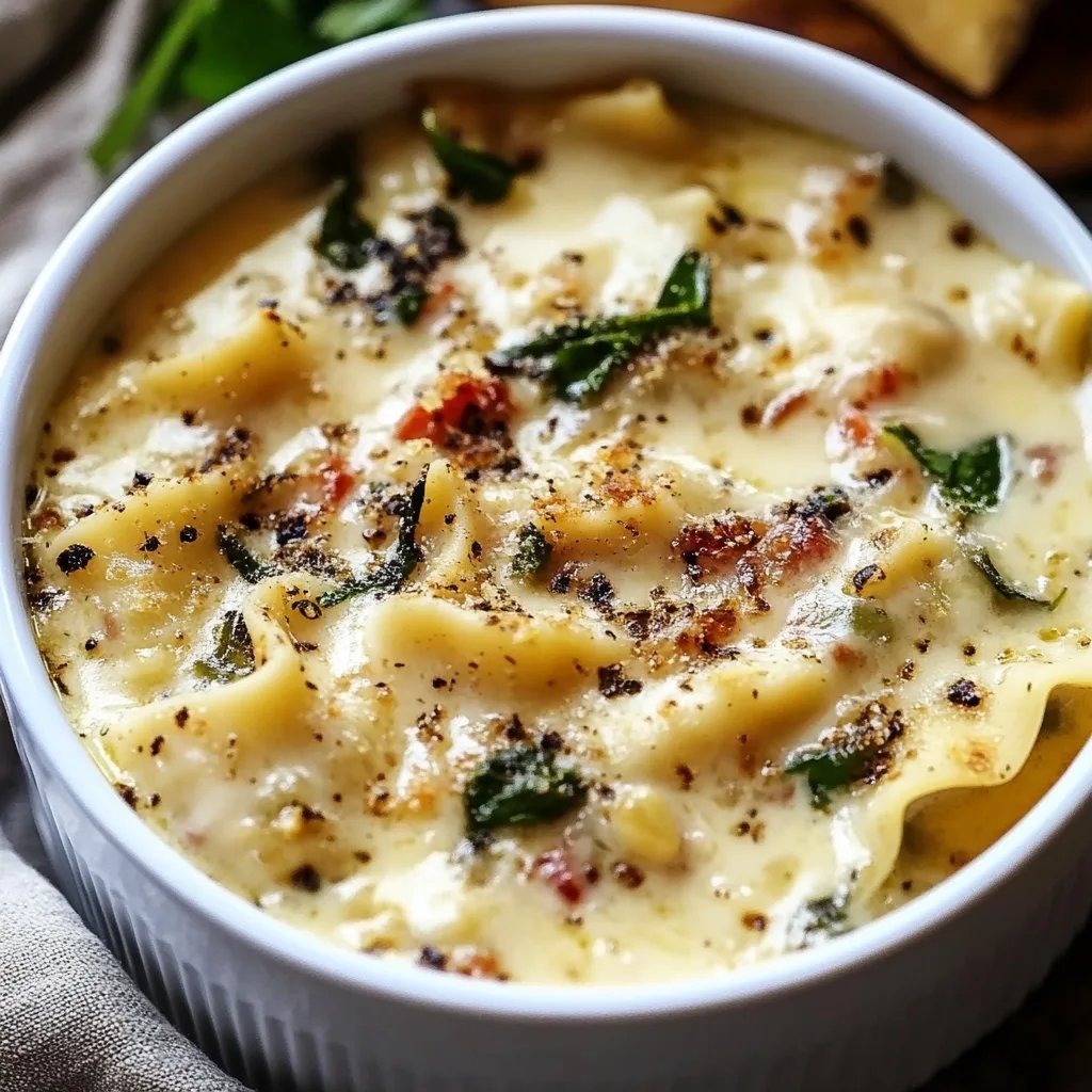 White Lasagna Soup