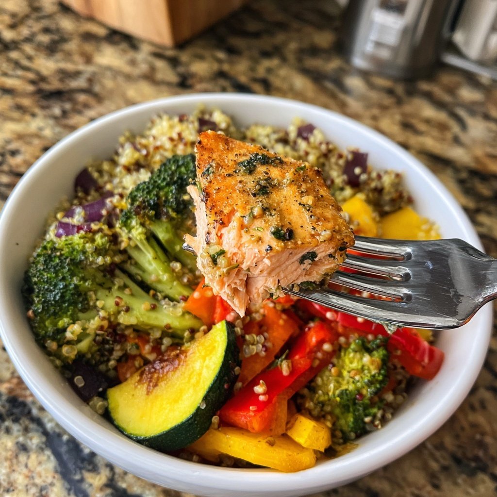 Salmon Quinoa Power Bowl