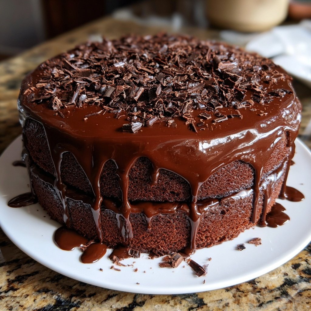 Rich Chocolate Cake Ganache
