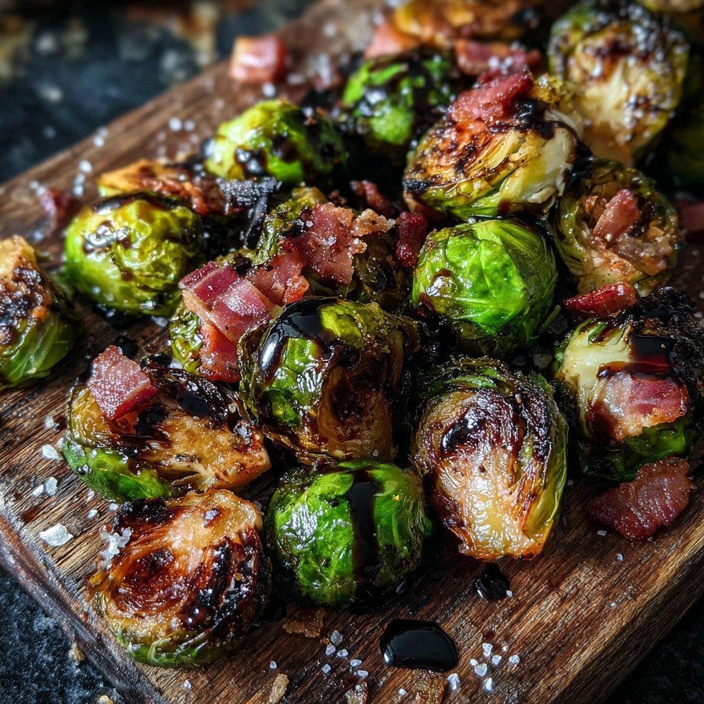 Roasted Brussels Sprouts and Bacon