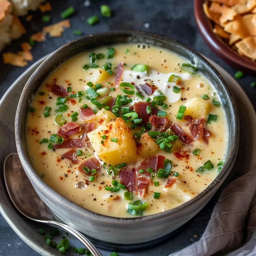Comforting Loaded Baked Potato Soup