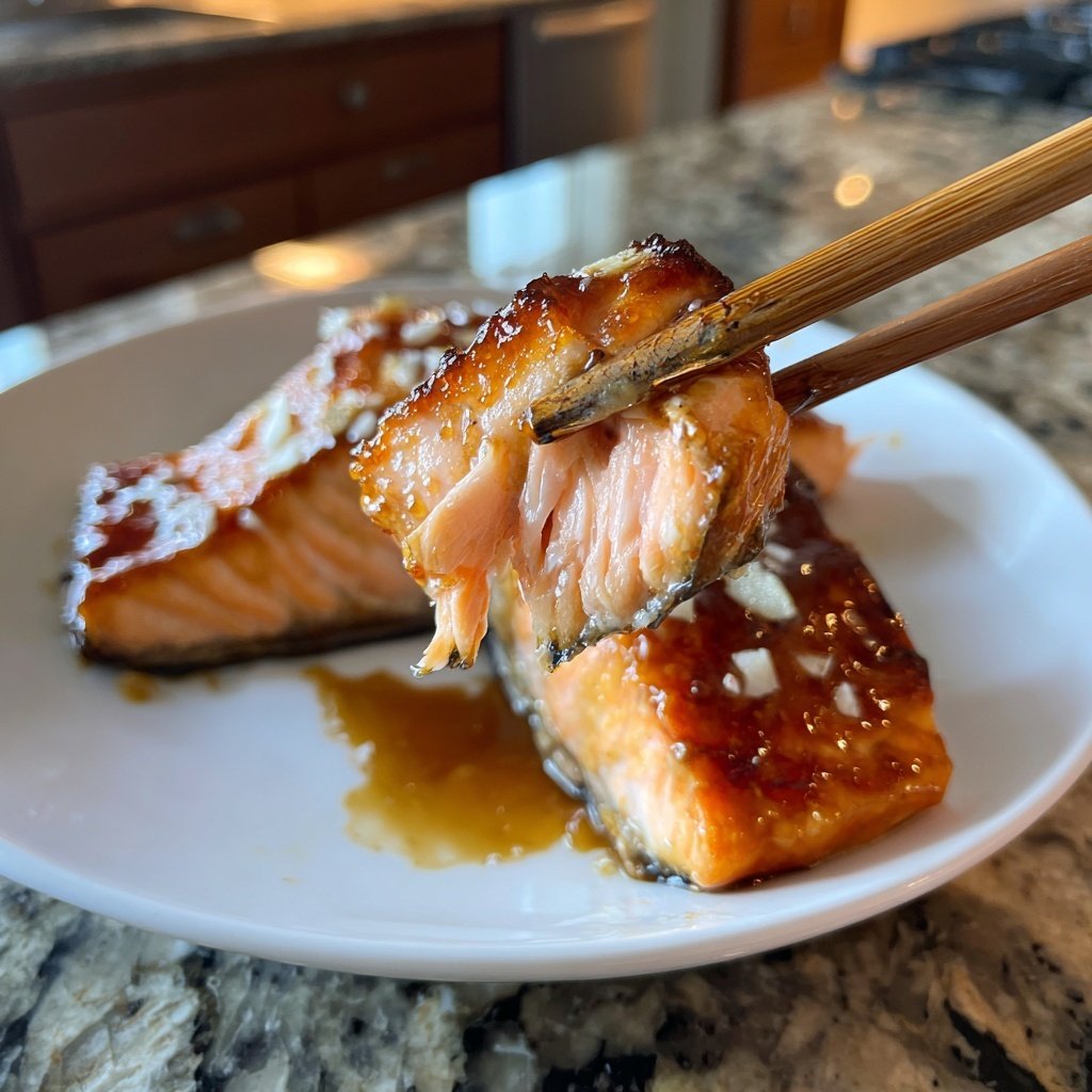 Yuzu Miso Glazed Salmon Filet