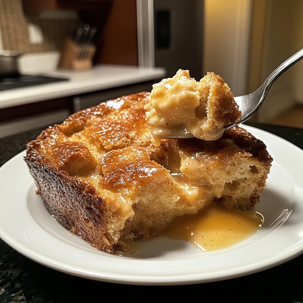 Bread Pudding with Butter Rum Sauce