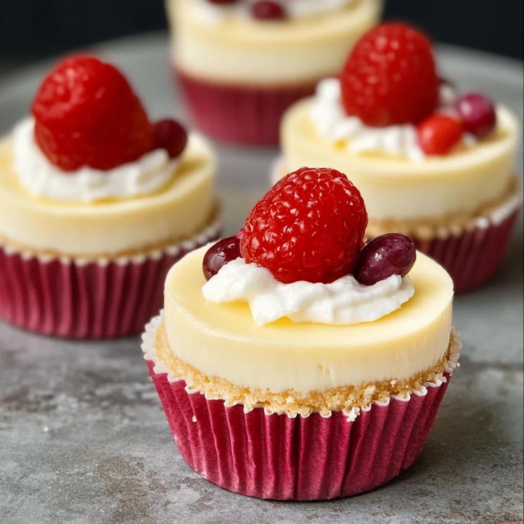 Easy Mini Cheesecakes